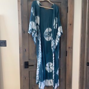 Free people tie dye kimono
